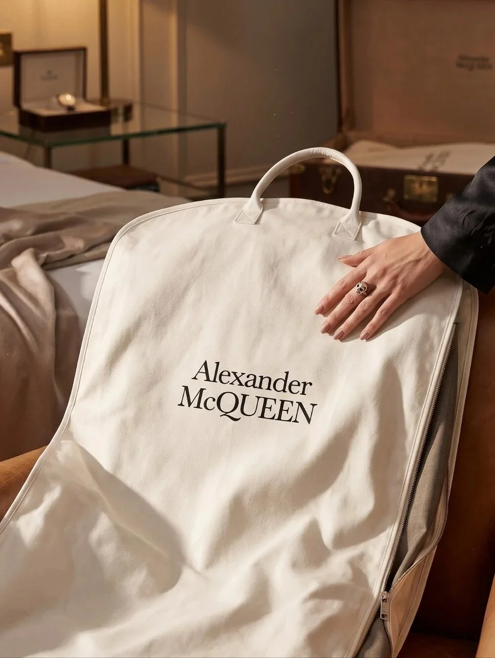 Alexander McQUEEN Heavy Canvas Garment Bag